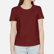 Women T-Shirt Burgundy